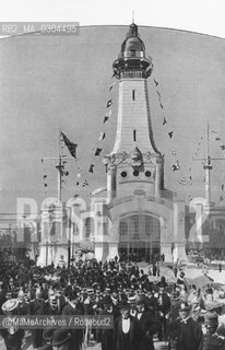 Milan Expo 1906: Salmoiraghi Tower / Esposizione universale di Milano 1906: La torre Salmoiraghi - Reproduced by MaMoArchives/Rosebud2
