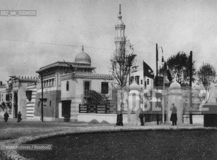 Milan Expo 1906: Entry of the Eastern area / Esposizione universale di Milano 1906: Ingresso del quartiere orientale  - Reproduced by MaMoArchives/Rosebud2