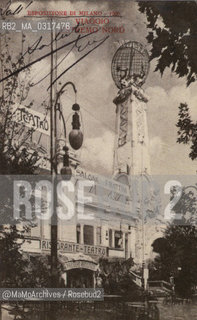 Milan Expo 1906: Salone Frattini restaurant-theatre / Esposizione universale di Milano 1906: Salone Frattini, ristorante teatro - Reproduced by MaMoArchives/Rosebud2