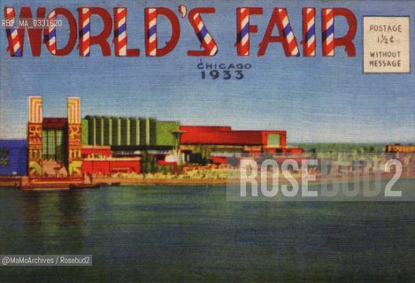 Chicago Expo 1933-1934: The fair from the lake / Esposizione universale di Chicago 1933-1934: La fiera dal lago - Reproduced by MaMoArchives/Rosebud2