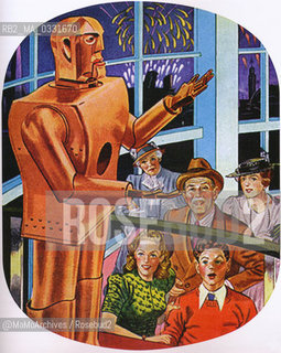 Expo History, New York 1939-1940. The family Middleton and the robot Elektro / Storia dellExpo, New York 1939-1940. La famiglia Middleton e il robot Elektro - Reproduced by MaMoArchives/Rosebud2