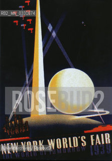 Expo History, New York 1939-1940. Poster / Storia dellExpo, New York 1939-1940. Manifesto - Reproduced by MaMoArchives/Rosebud2