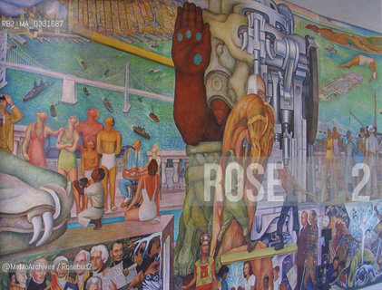 Expo History, San Francisco 1939-1940. Pan-American Unity, mural by Diego Rivera / Storia dellExpo, San Francisco 1939-1940. Pan-American Unity, murale di Diego Rivera - Reproduced by MaMoArchives/Rosebud2