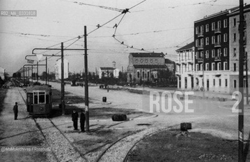 Milano 1940. Viale Fulvio Testi - Reproduced by MaMoArchives/Rosebud2