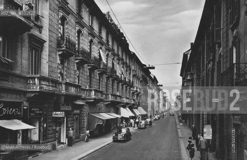 Milan, Via Paolo Sarpi in the fifties / Milano, via Paolo Sarpi negli anni Cinquanta - Reproduced by MaMoArchives/Rosebud2