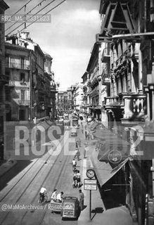 Milan, Via Torino in the fifties / Milano, via Torino negli anni Cinquanta - Reproduced by MaMoArchives/Rosebud2