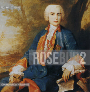 Italian castrato opera singer Farinelli (born Carlo Broschi, 1705-1792) / il cantante lirico castrato Farinelli (nome darte di Carlo Broschi, 1705-1792) - Reproduced by MaMoArchives/Rosebud2