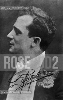 1906: Italian actor and protean (quick-change) artist Leopoldo Fregoli (1867-1936) / 1906, Lattore trasformista Leopoldo Fregoli (1867-1936) - Reproduced by MaMoArchives/Rosebud2