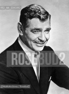 American actor Clark Gable (1955) / Lattore americano Clark Gable (1955) - Reproduced By MaMoArchives/Rosebud2