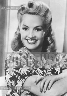 American actress Betty grable (about 1945) / Lattrice Betty Grable (1945 circa) - Reproduced by MaMoArchives @MaMoArchives/Rosebud2