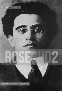 Italian Marxist theoretician and politician Antonio Gramsci (1891-1937) / Antonio Gramsci, politico, filosofo e giornalista (1891-1937) - Reproduced by MaMoArchives/Rosebud2