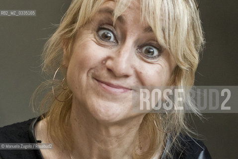 Luciana Littizzetto, Italian writer, actress, comedienne,  during the presentation of his book/ attrice, comica e scrittrice  durante la presentazione del suo libro. ©Manuela Zugolo/Rosebud2