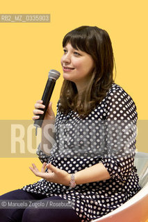 Alessia Gazzola italian writer, at the International Fair of The Book on the occasion of the publication of “Una lunga estate crudele / Alessia Gazzola scrittrice italiana al Salone Internationale del Libro in occasione della pubblicazione di “Una lunga estate crudele  - ©Manuela Zugolo/Rosebud2