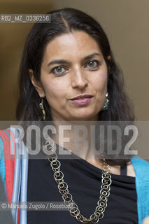 Jhumpa Lahiri is an American writer of Indian origin present at the Writers Festival in Florence./ Jhumpa Lahiri è una scrittrice statunitense, di origine indiana presente al Festival degli Scrittori a Firenze./Only for editorial use ©Manuela Zugolo/Rosebud2