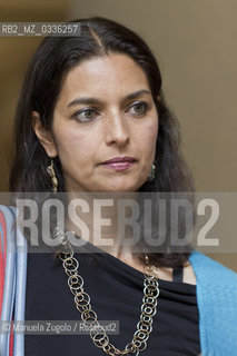 Jhumpa Lahiri is an American writer of Indian origin present at the Writers Festival in Florence./ Jhumpa Lahiri è una scrittrice statunitense, di origine indiana presente al Festival degli Scrittori a Firenze./Only for editorial use ©Manuela Zugolo/Rosebud2