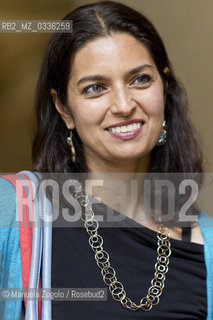 Jhumpa Lahiri is an American writer of Indian origin present at the Writers Festival in Florence./ Jhumpa Lahiri è una scrittrice statunitense, di origine indiana presente al Festival degli Scrittori a Firenze./Only for editorial use ©Manuela Zugolo/Rosebud2