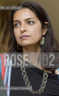 Jhumpa Lahiri is an American writer of Indian origin present at the Writers Festival in Florence./ Jhumpa Lahiri è una scrittrice statunitense, di origine indiana presente al Festival degli Scrittori a Firenze./Only for editorial use ©Manuela Zugolo/Rosebud2