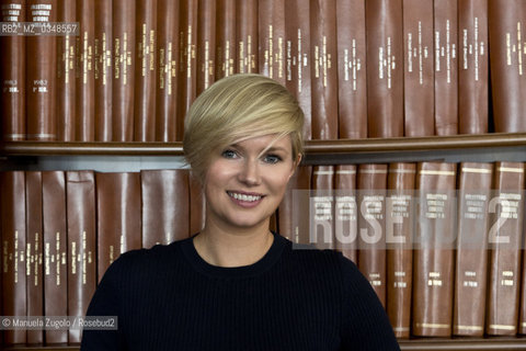 Cecelia Ahern è una scrittrice irlandese, laureata in giornalismo e comunicazione. Presente a Pordenone per la festa del libro, Pordenonelegge /  is an Irish writer, he graduated in journalism and communication. This in Pordenone for the feast of the book, Pordenonelegge.  Only for editorial use / Solo per uso editoriale. ©Manuela Zugolo/Rosebud2