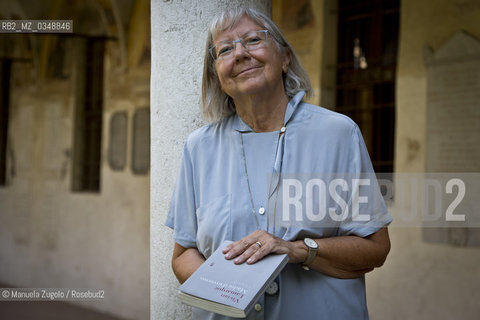 Vivian Lamarque è una scrittrice, poetessa e traduttrice italiana. Presente a Mantova al Festivaletteratura / is a writer, poet and Italian translator. Present at the Mantova Literature Festival. Only for editorial use / Solo per uso editoriale. ©Manuela Zugolo/Rosebud2