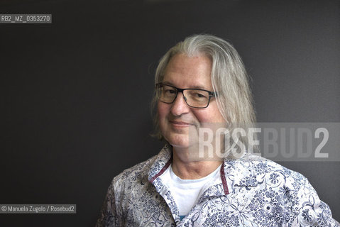 Michael Bruce Sterling(1954, Brownsville, Texas) è un autore di fantascienza statunitense. Presente al salone Internazionale del Libro a Torino/is a US science fiction author. Present at the International Book Fair in Turin.Only for editorial use / Solo per uso editoriale. ©Manuela Zugolo/Rosebud2