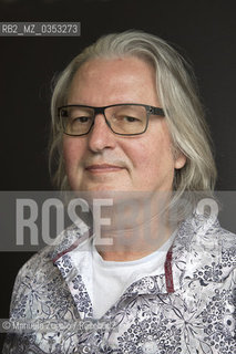 Michael Bruce Sterling(1954, Brownsville, Texas) è un autore di fantascienza statunitense. Presente al salone Internazionale del Libro a Torino/is a US science fiction author. Present at the International Book Fair in Turin.Only for editorial use / Solo per uso editoriale. ©Manuela Zugolo/Rosebud2