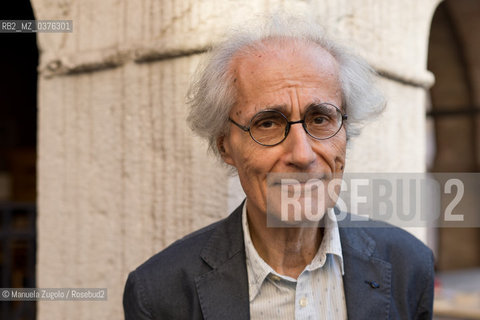 Luciano Canfora(1942, Bari) è un filologo classico, storico e saggista italiano. È considerato un «profondo conoscitore della cultura classica». Ospite alla festa del libro di Pordenone, Pordenonelegge/is a classic philologist, historian and Italian essayist. He is considered a profound connoisseur of classical culture. Guest at the Pordenone book festival, Pordenonelegge. .Only for editorial use / Solo per uso editoriale  ©Manuela Zugolo/Rosebud2