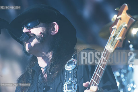 Lemmy Kilmister Motorhead ©Giuseppe Craca/Rosebud2