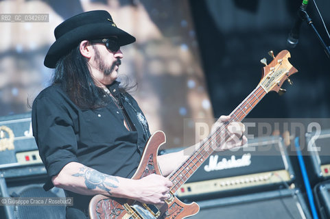 Lemmy Kilmister Motorhead ©Giuseppe Craca/Rosebud2