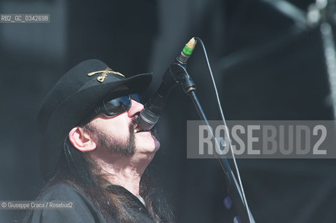 Lemmy Kilmister Motorhead ©Giuseppe Craca/Rosebud2