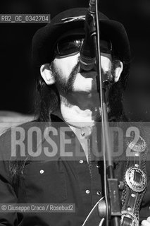 Lemmy Kilmister Motorhead ©Giuseppe Craca/Rosebud2