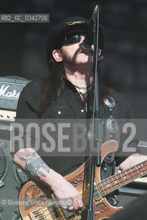 Lemmy Kilmister Motorhead ©Giuseppe Craca/Rosebud2