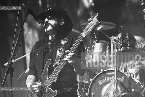 Lemmy Kilmister Motorhead ©Giuseppe Craca/Rosebud2