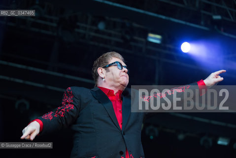 Elton John live in Piazzola sul Brenta Postepay Sound 2016 ©Giuseppe Craca/Rosebud2