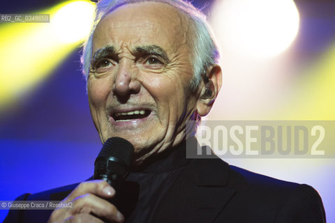 Charles Aznavour live in Arena di verona 14/09/2016 ©Giuseppe Craca/Rosebud2