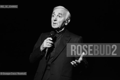 Charles Aznavour live in Arena di verona 14/09/2016 ©Giuseppe Craca/Rosebud2