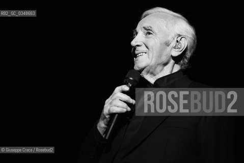 Charles Aznavour live in Arena di verona 14/09/2016 ©Giuseppe Craca/Rosebud2