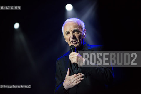 Charles Aznavour live in Arena di verona 14/09/2016 ©Giuseppe Craca/Rosebud2