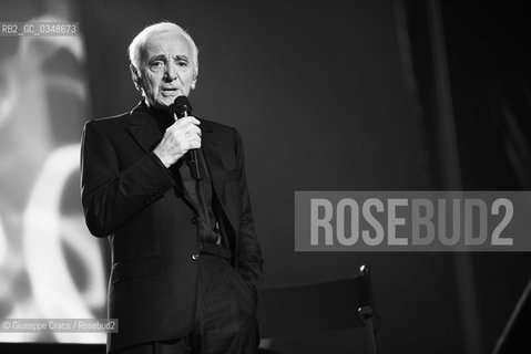 Charles Aznavour live in Arena di verona 14/09/2016 ©Giuseppe Craca/Rosebud2