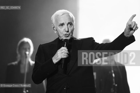 Charles Aznavour live in Arena di verona 14/09/2016 ©Giuseppe Craca/Rosebud2