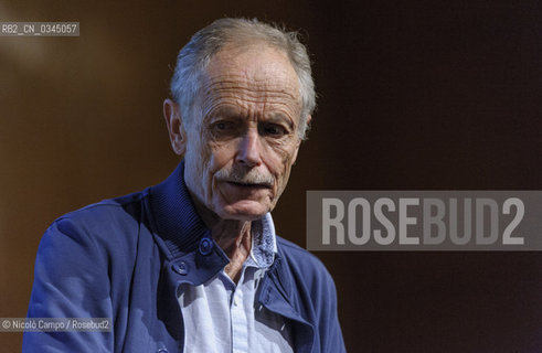 The Italian writer Erri De Luca speaks during the 29th Internationa Book Fair in Turin ©Nicolò Campo/Rosebud2