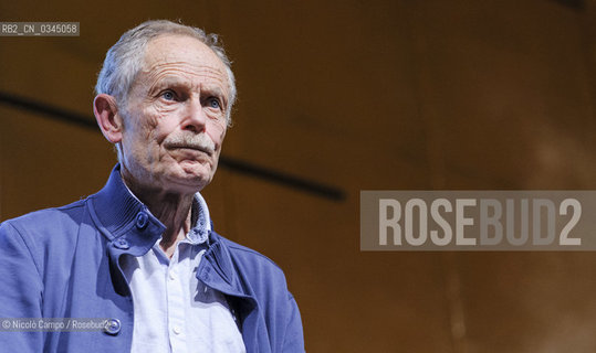 The Italian writer Erri De Luca speaks during the 29th Internationa Book Fair in Turin ©Nicolò Campo/Rosebud2