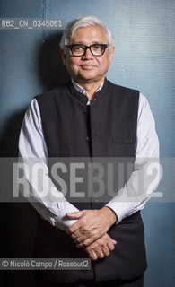 Amitav Ghosh poses for a photo during the XXIX International Book Fair in Turin ©Nicolò Campo/Rosebud2