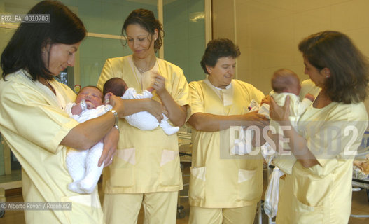 Neonatal Operative and Intensive care Unite Teams prof. Fabio Mosca. 2005  Alberto Roveri/Balckarchives
 ©Alberto Roveri/Rosebud2