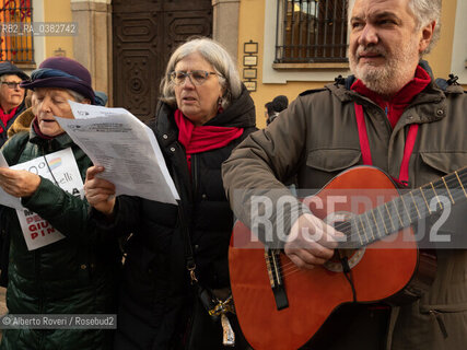 Milano 14-12-2019 - Catena Muiscale in riocrdo di Pino Pinelli e Pietro Valpreda ©Alberto Roveri/Rosebud2