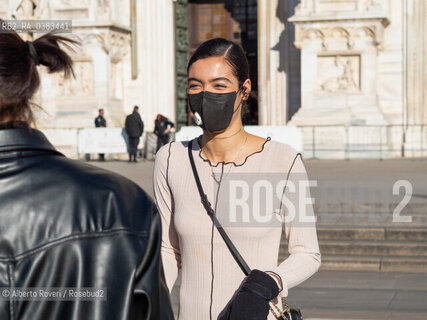 Milano 11 Marzo 2020 - Le vie di Milano semideserte per il divieto di circolazione a causa della pandemia del Virus Corona-Milan 11 March 2020 - The streets of Milan are partially deserted due to the ban on circulation due to the pandemic of the Corona Virus ©Alberto Roveri/Rosebud2