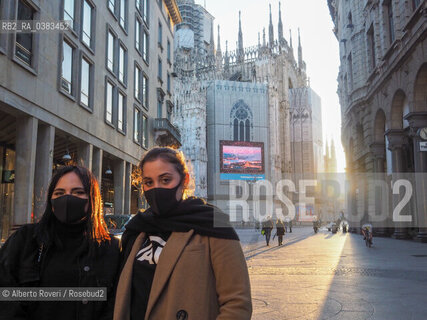 Milano 11 Marzo 2020 - Le vie di Milano semideserte per il divieto di circolazione a causa della pandemia del Virus Corona-Milan 11 March 2020 - The streets of Milan are partially deserted due to the ban on circulation due to the pandemic of the Corona Virus ©Alberto Roveri/Rosebud2