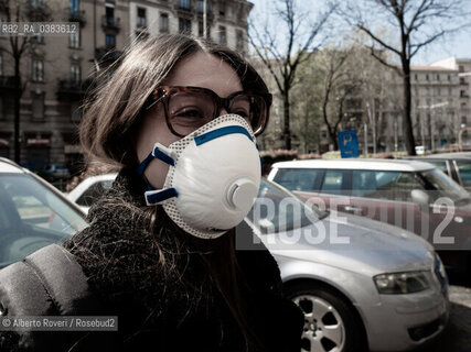 Milano, Giovedì 9 Aprile 2020  - La città ai tempi del Corona Virus ©Alberto Roveri/Rosebud2