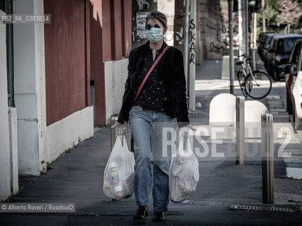 Milano, Venerdì 10 Aprile 2020  - La città ai tempi del Corona Virus ©Alberto Roveri/Rosebud2