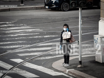 Milano, Venerdì 10 Aprile 2020  - La città ai tempi del Corona Virus ©Alberto Roveri/Rosebud2