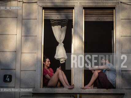 Milano, Domenica 12 Aprile 2020  - La città ai tempi del Corona Virus ©Alberto Roveri/Rosebud2